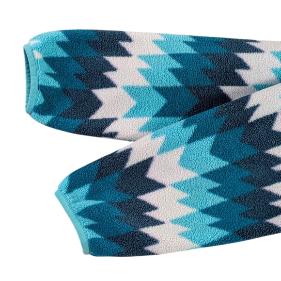 Patagonia Synchilla Snap-T Fleece Pullover XL Teal Geo Pattern F257 - Picture 6 of 11
